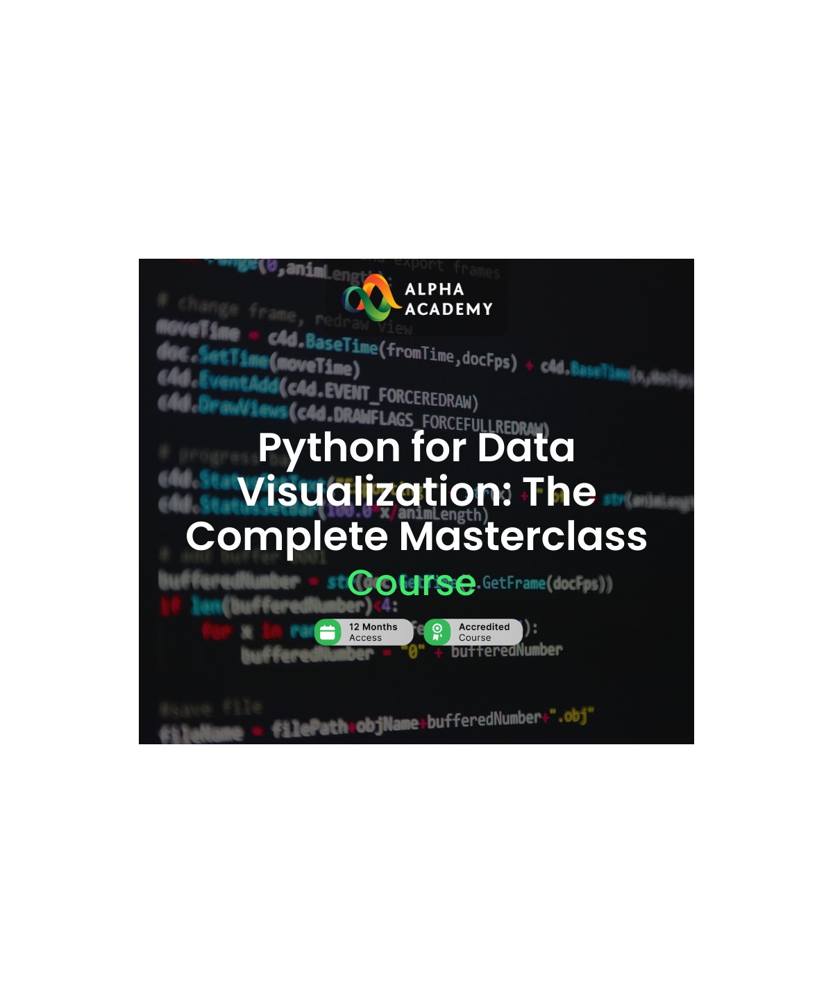 Python for Data Visualization: The Complete Masterclass Alpha Academy Code Key GLOBAL